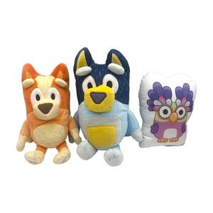 Bluey Plush Bundle Bingo Bandit Chattermax Small Stuffed Toys Lot